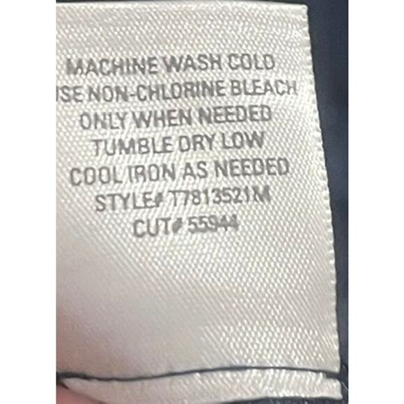 Dress Barn White Coral and Blue Dress with Ruffled Bottom Sz 10 - Picture 8 of 8